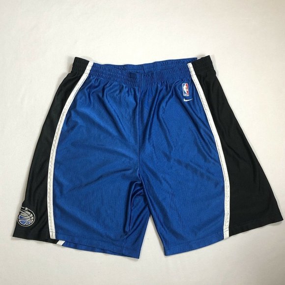 Vintage Nike Orlando Magic NBA Basketball Blue Shorts Mens Size Large
